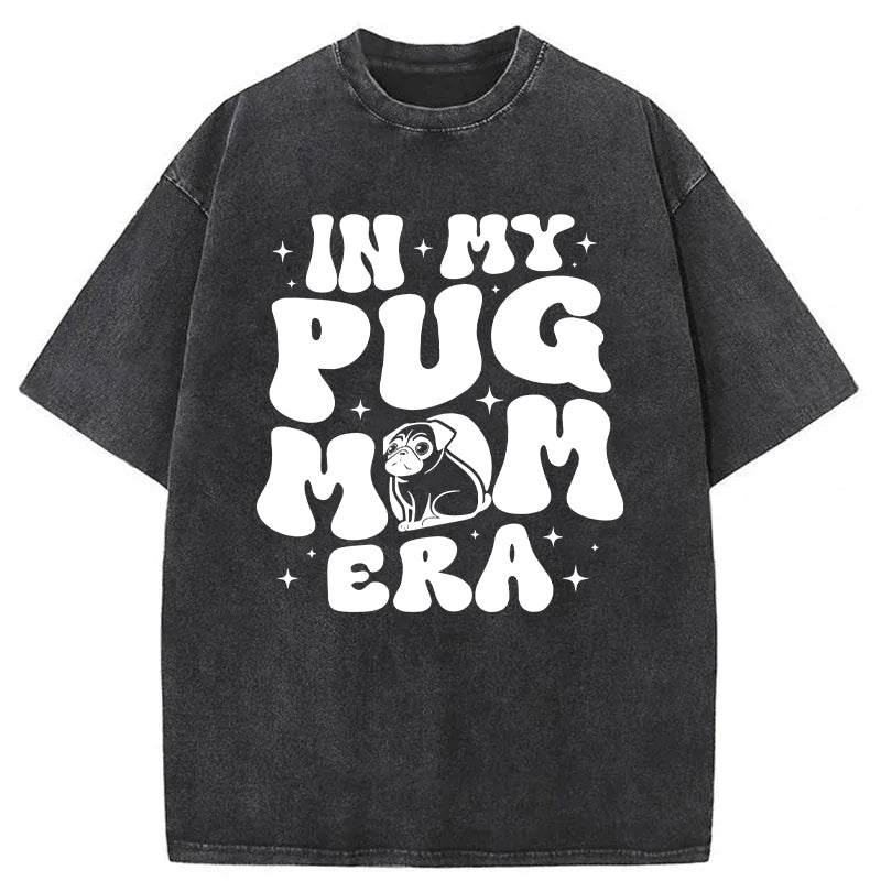 In My Pug Mom Era Washed Unisex Tee