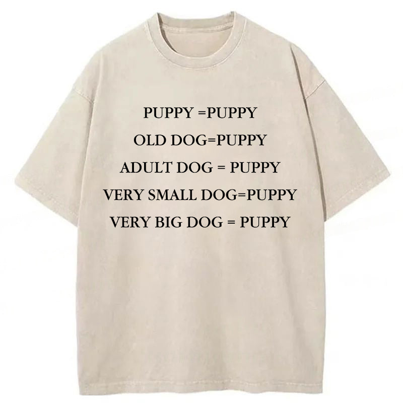 PUPPY Washed Unisex Tee