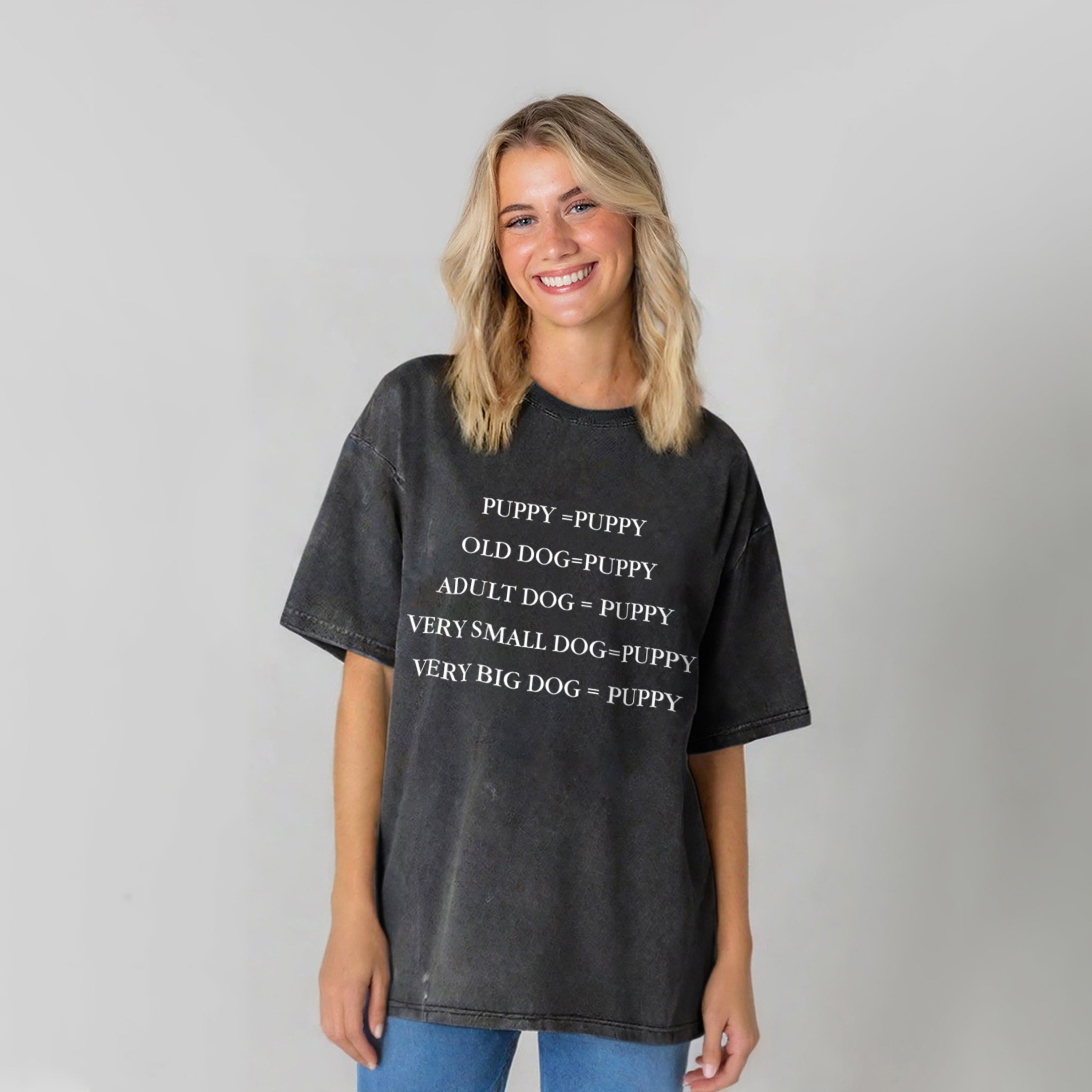 PUPPY Washed Unisex Tee