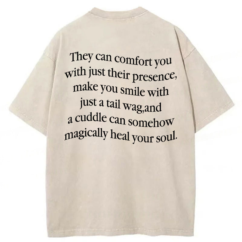 Dogs Are Like Magic Washed Unisex Tee
