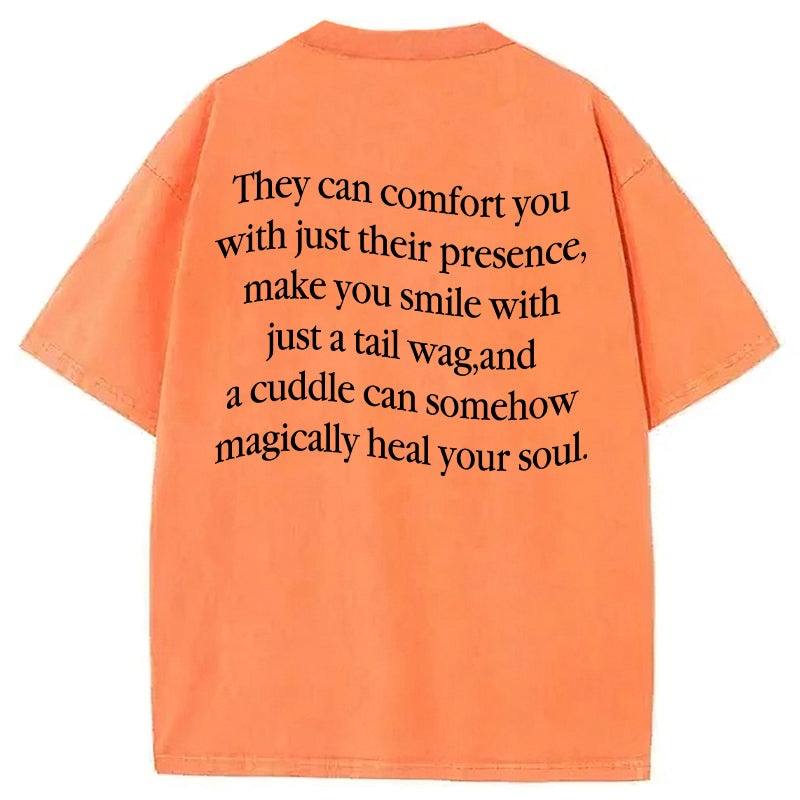 Dogs Are Like Magic Washed Unisex Tee