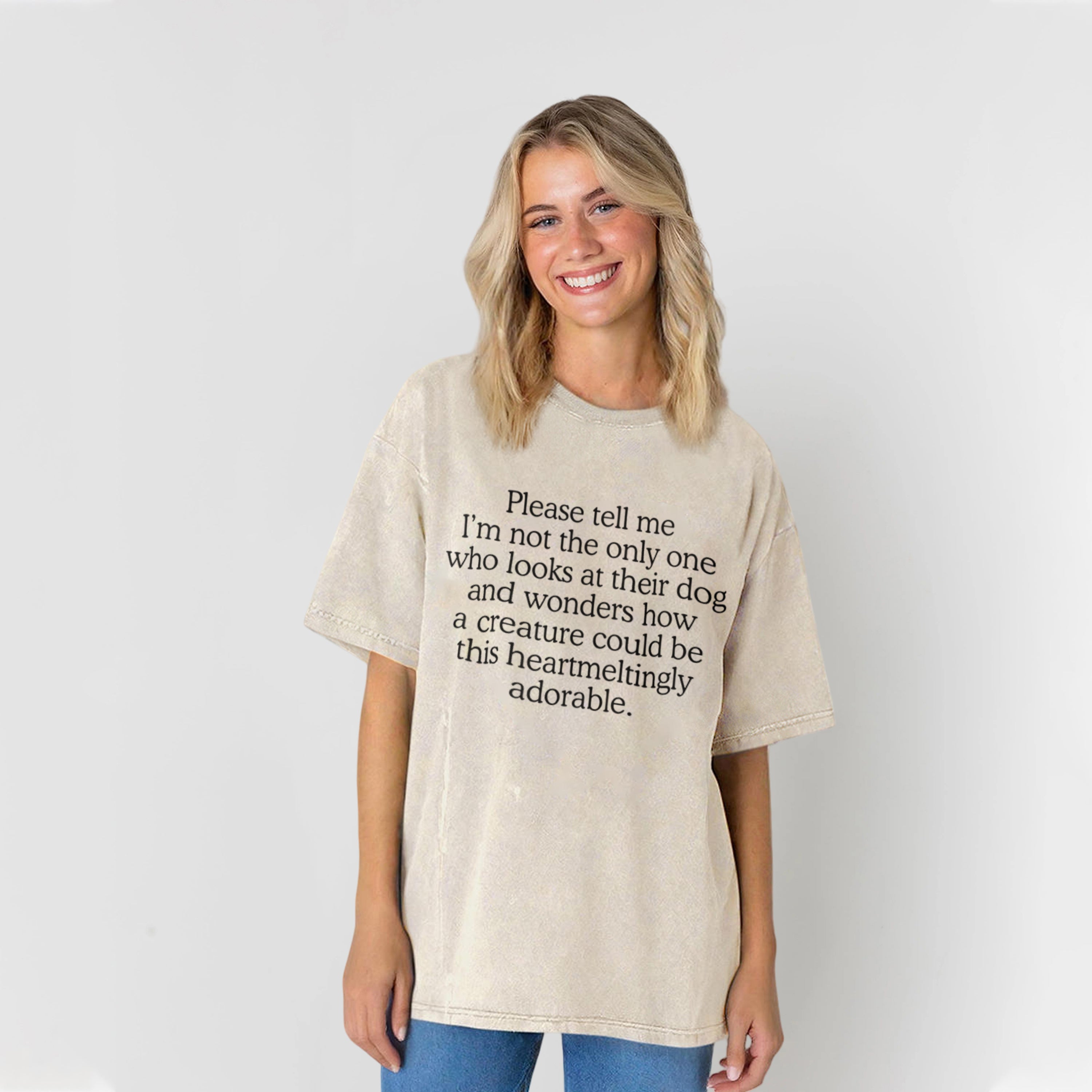 Heartmeltingly Adorable Washed Unisex Tee