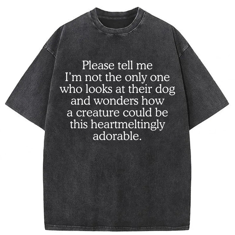 Heartmeltingly Adorable Washed Unisex Tee