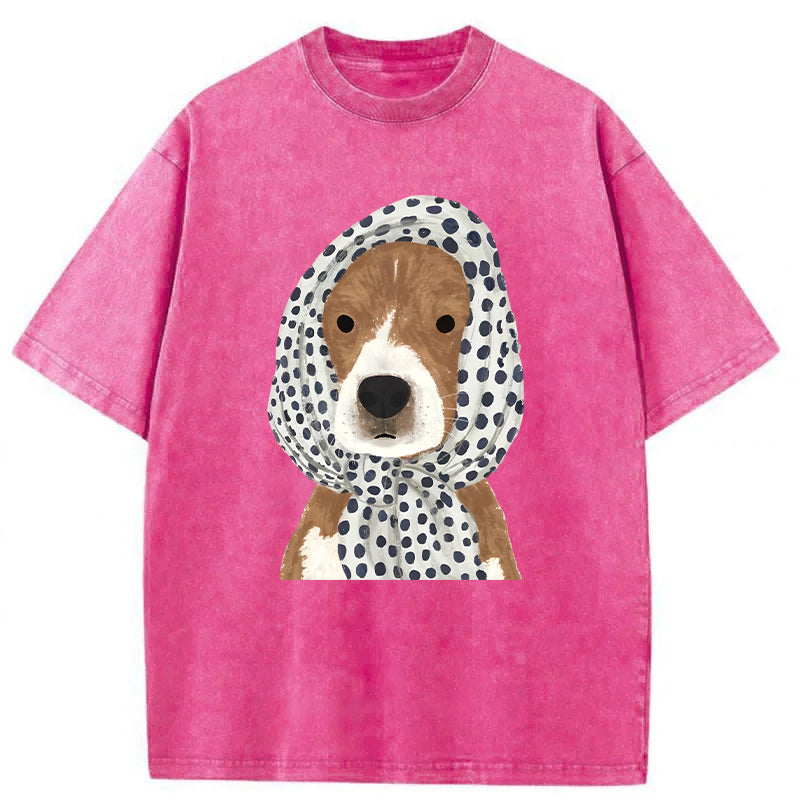 Stylish Dog Washed Unisex Tee