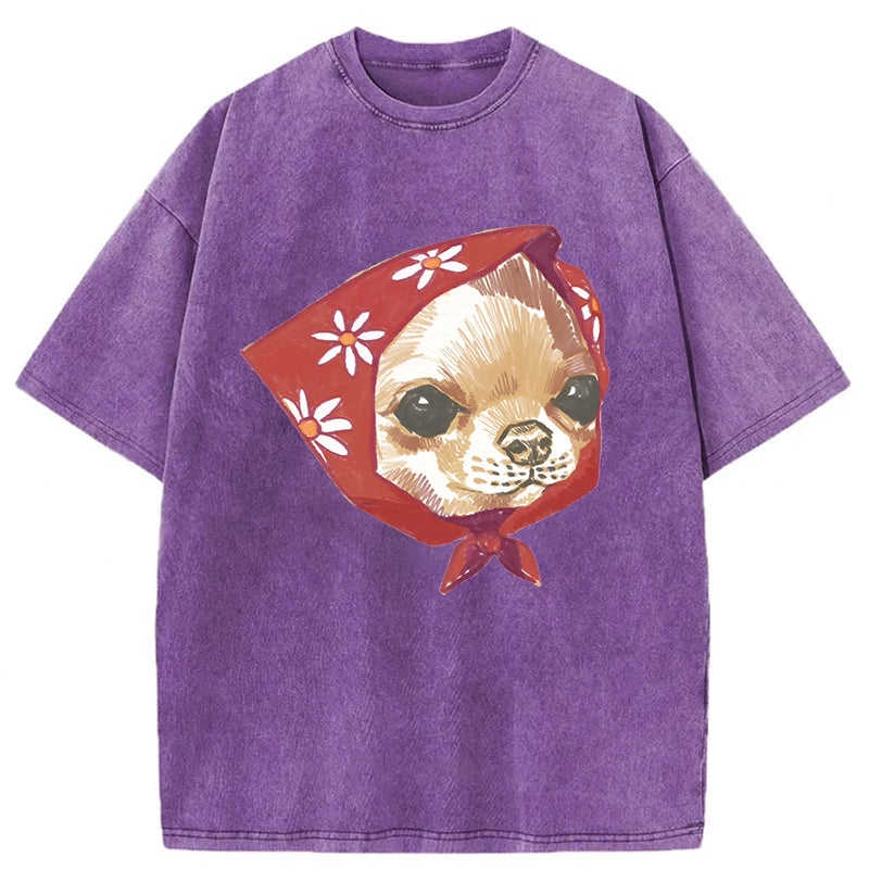 Hated Chihuahua Washed Unisex Tee