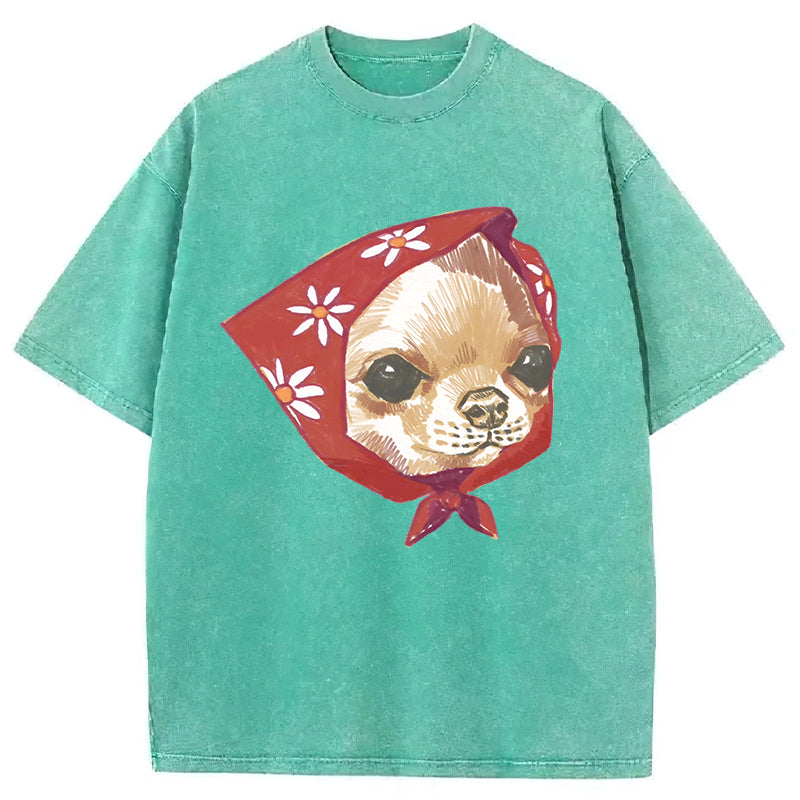 Hated Chihuahua Washed Unisex Tee