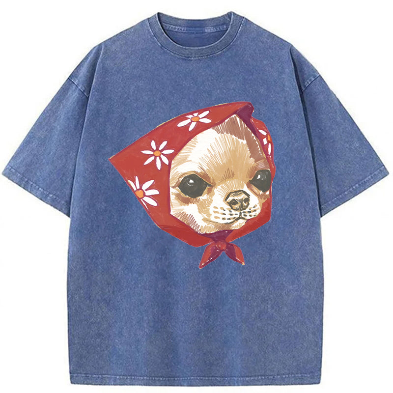 Hated Chihuahua Washed Unisex Tee