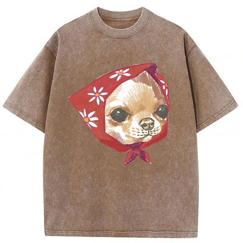 Hated Chihuahua Washed Unisex Tee