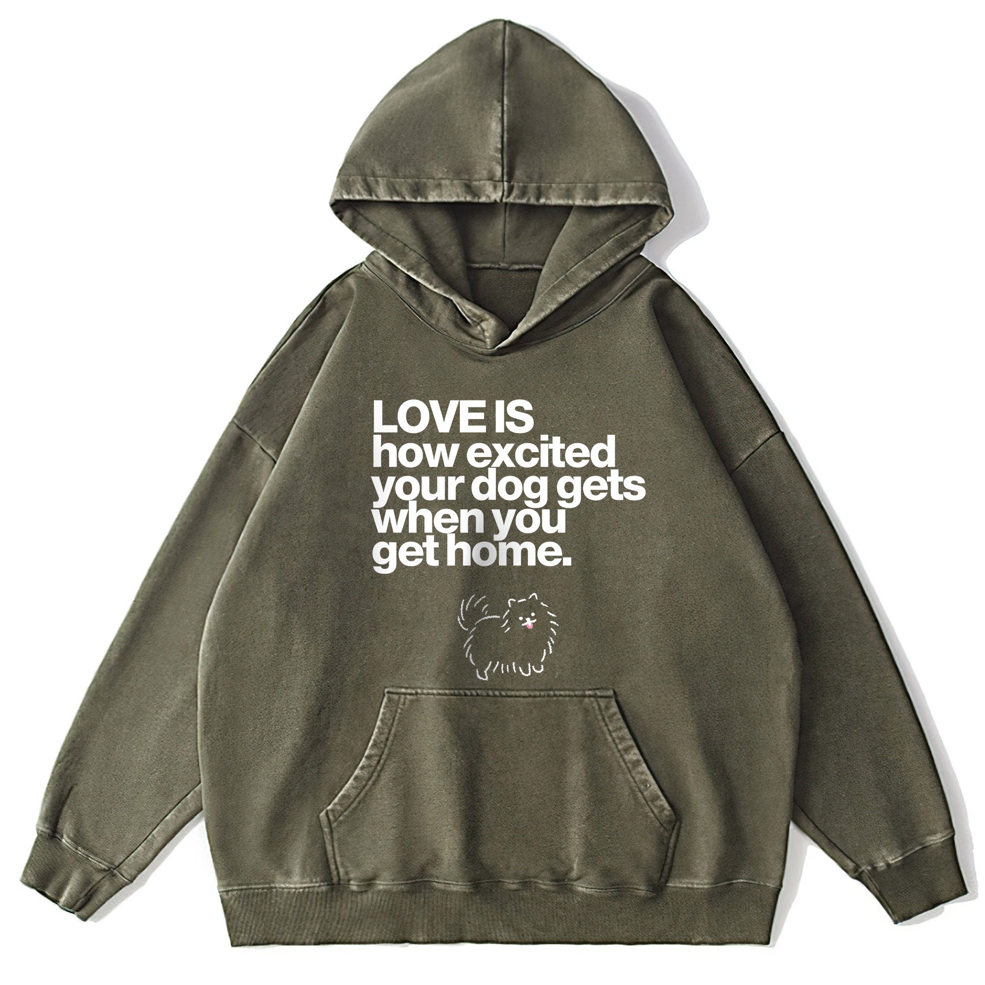 Love Washed Unisex Hoodie