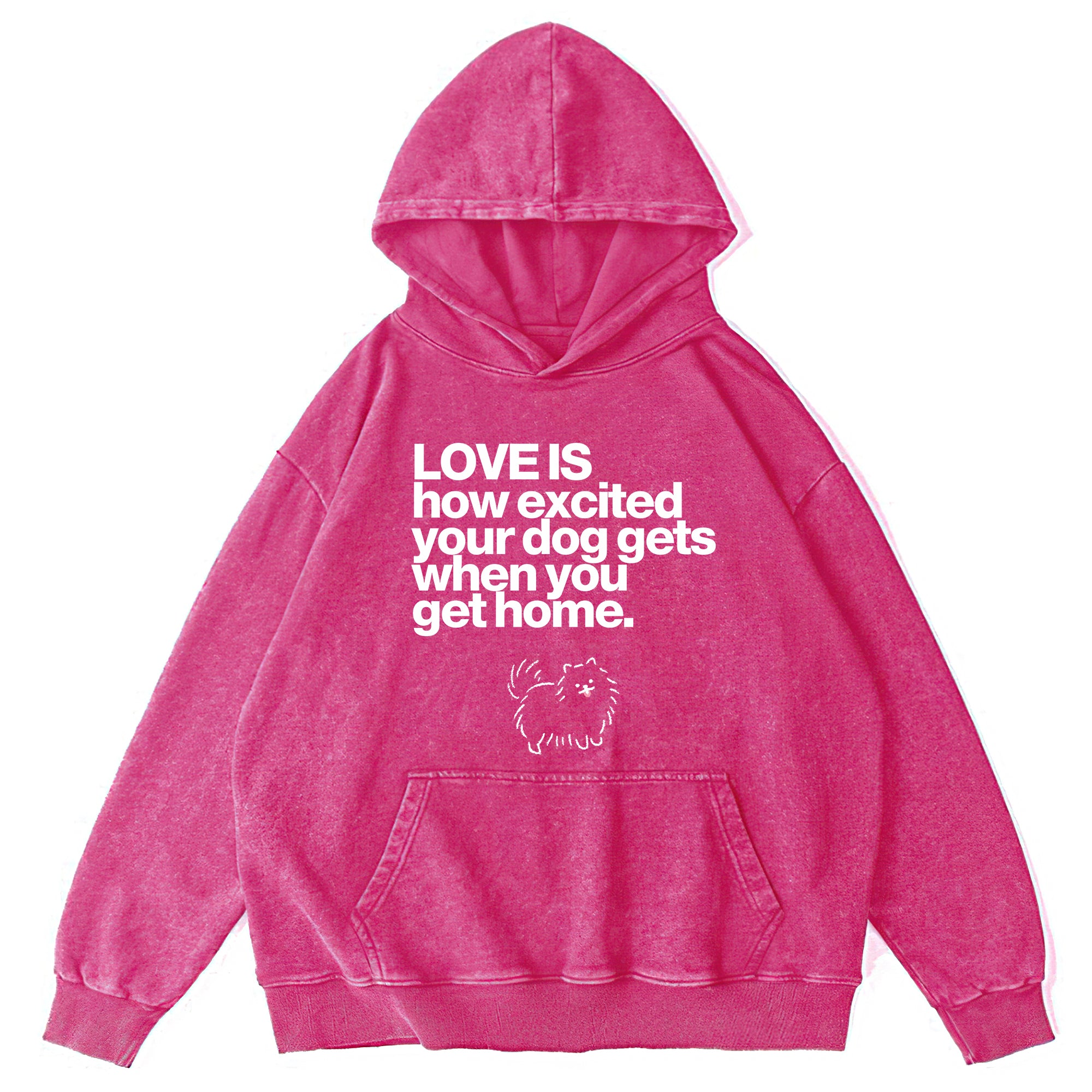 Love Washed Unisex Hoodie
