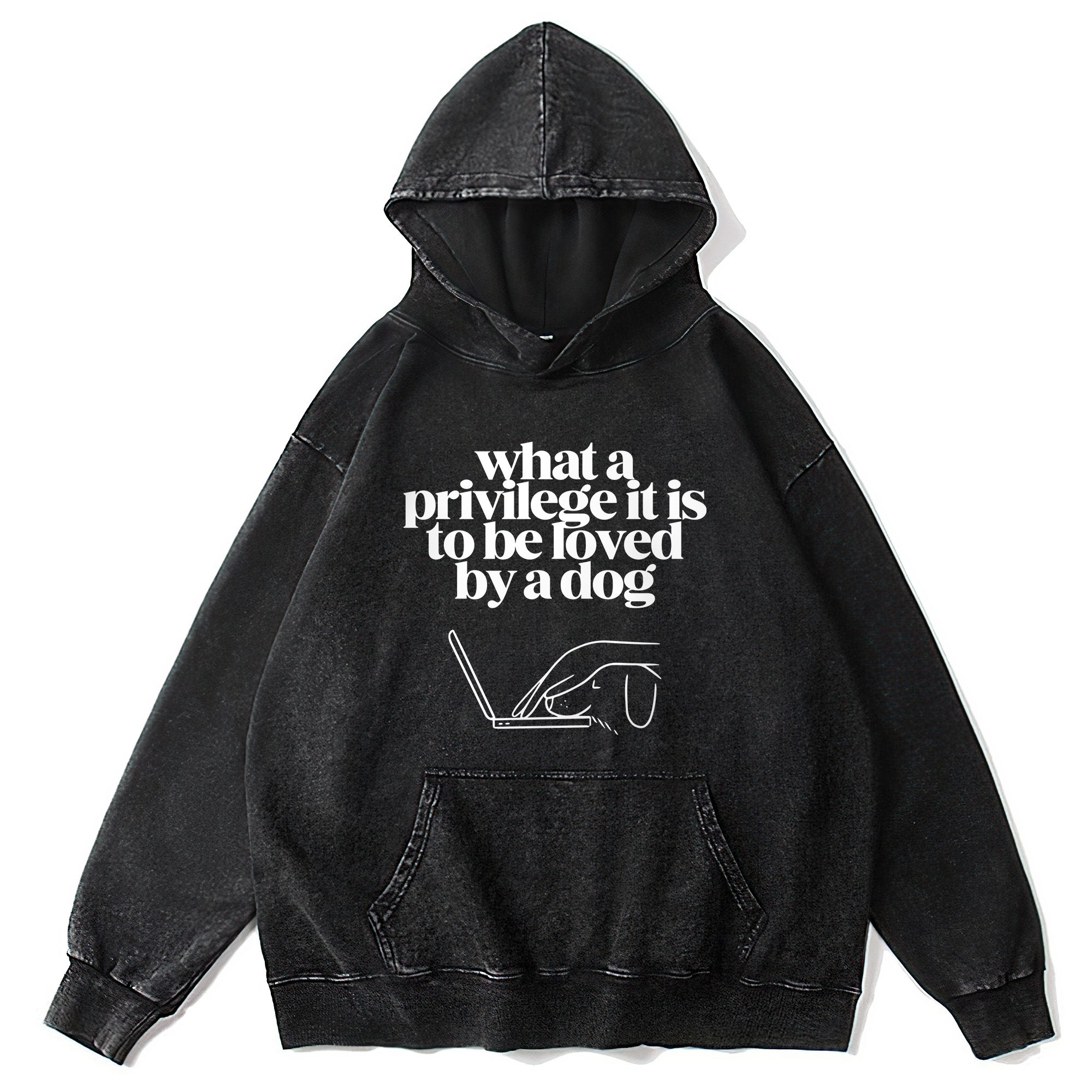 What A Privilege It Is Washed Unisex Hoodie