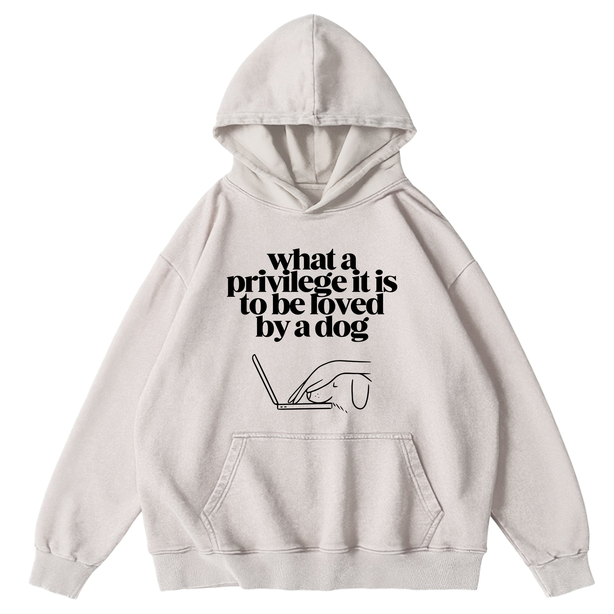What A Privilege It Is Washed Unisex Hoodie
