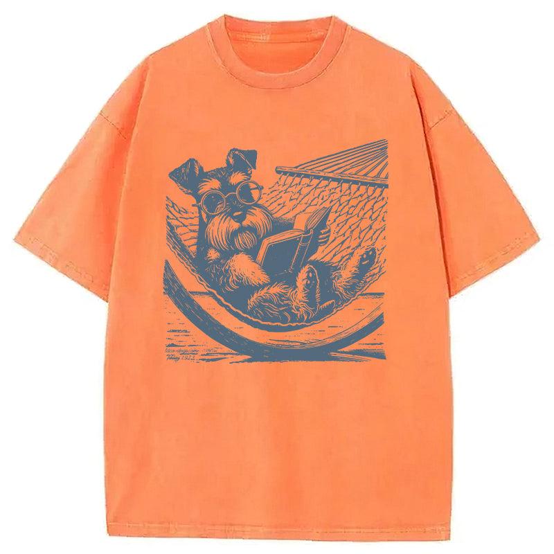 Schnauzer Washed Unisex Tee