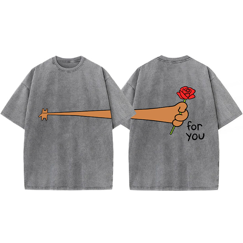 FOR YOU Washed Unisex Tee