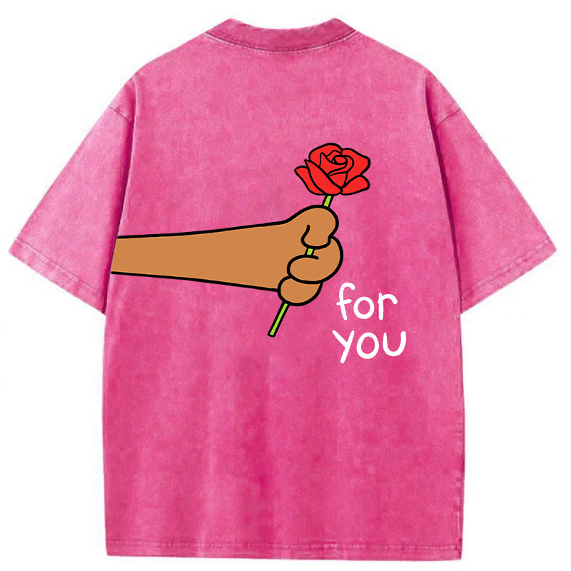 FOR YOU Washed Unisex Tee