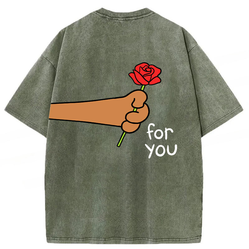 FOR YOU Washed Unisex Tee