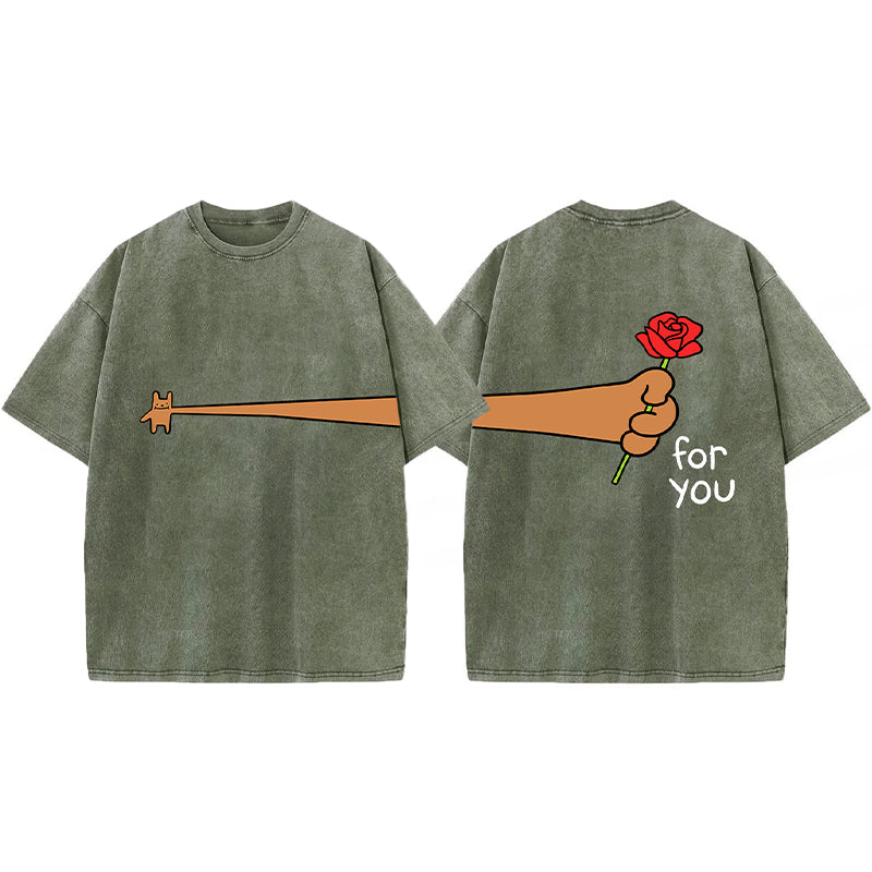 FOR YOU Washed Unisex Tee