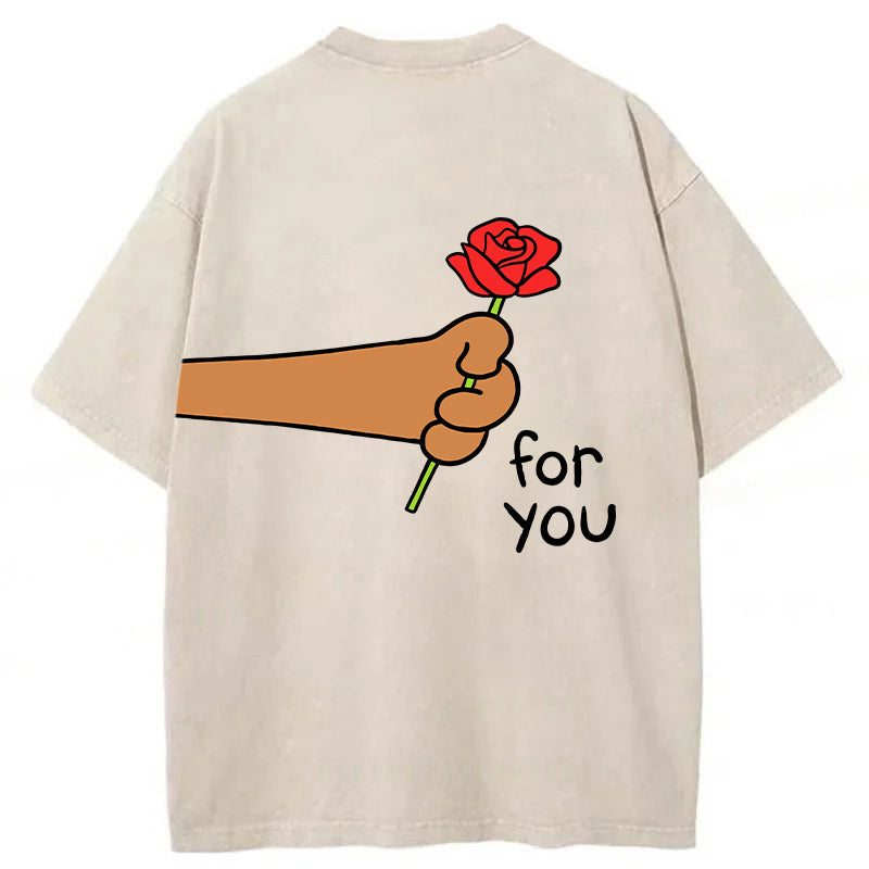 FOR YOU Washed Unisex Tee