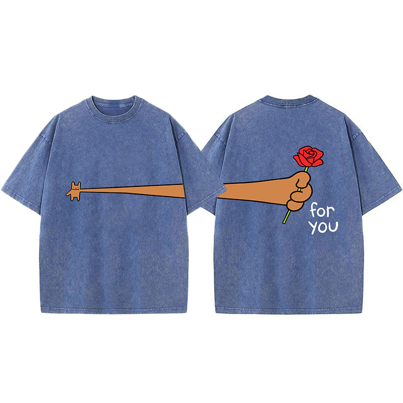 FOR YOU Washed Unisex Tee