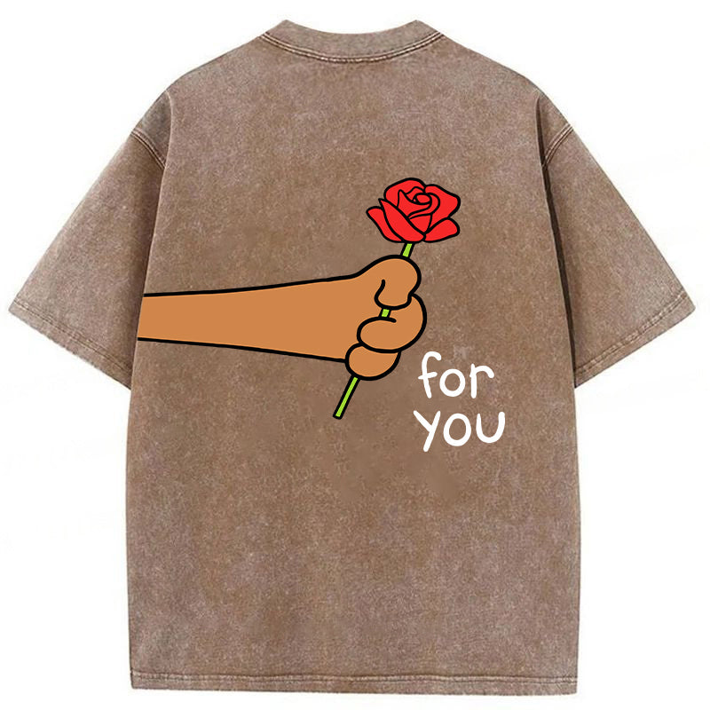 FOR YOU Washed Unisex Tee