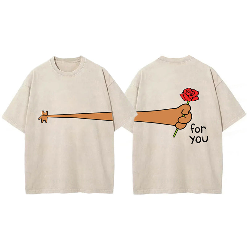 FOR YOU Washed Unisex Tee