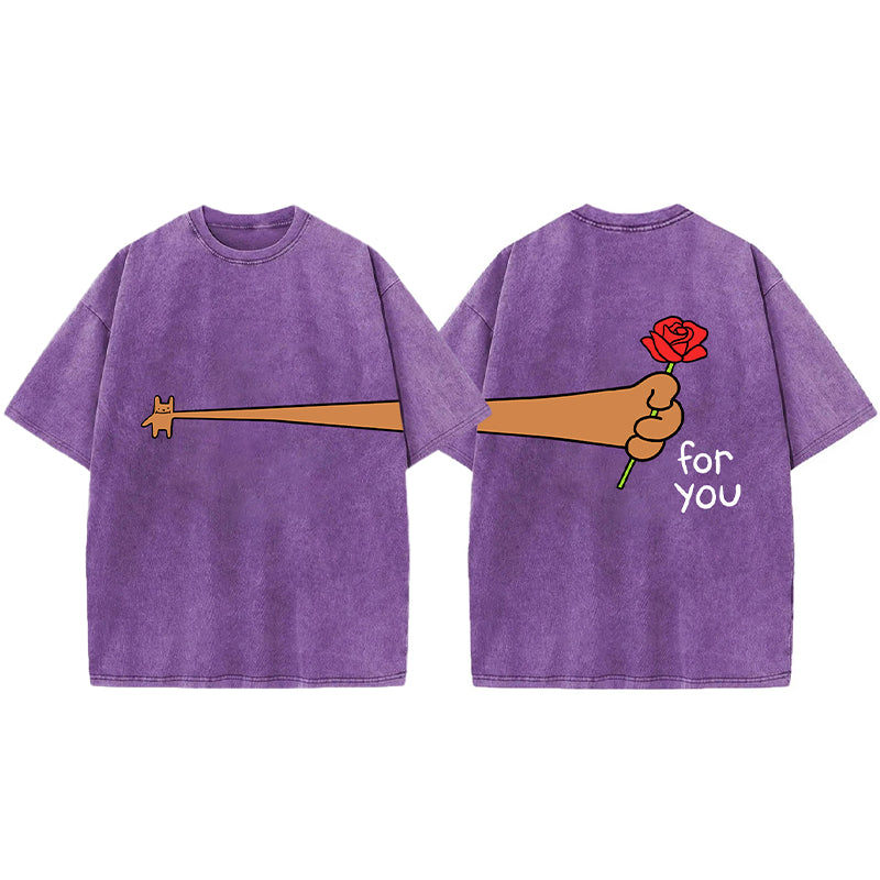FOR YOU Washed Unisex Tee