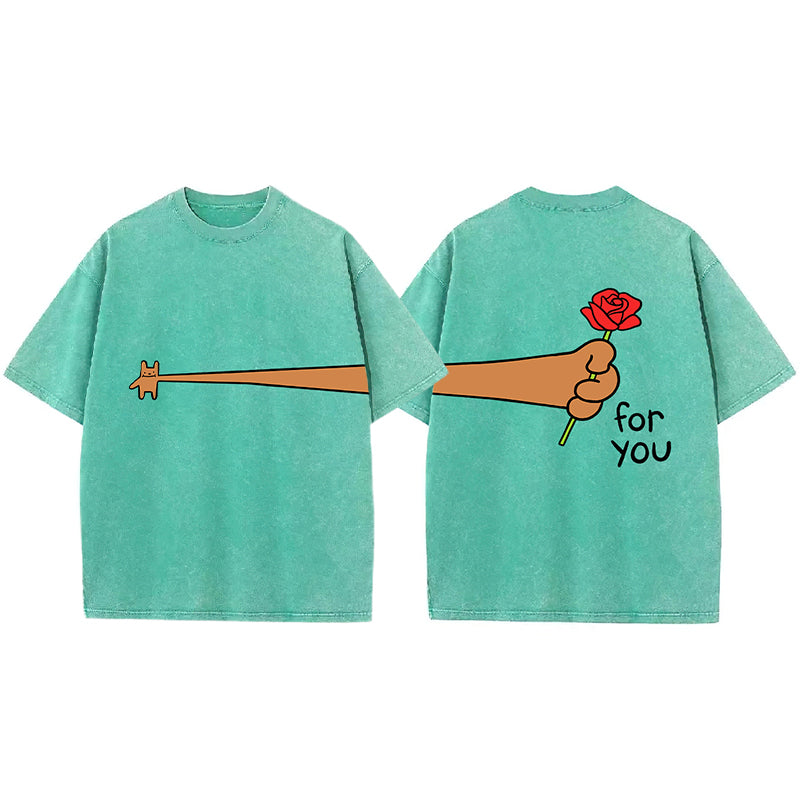 FOR YOU Washed Unisex Tee