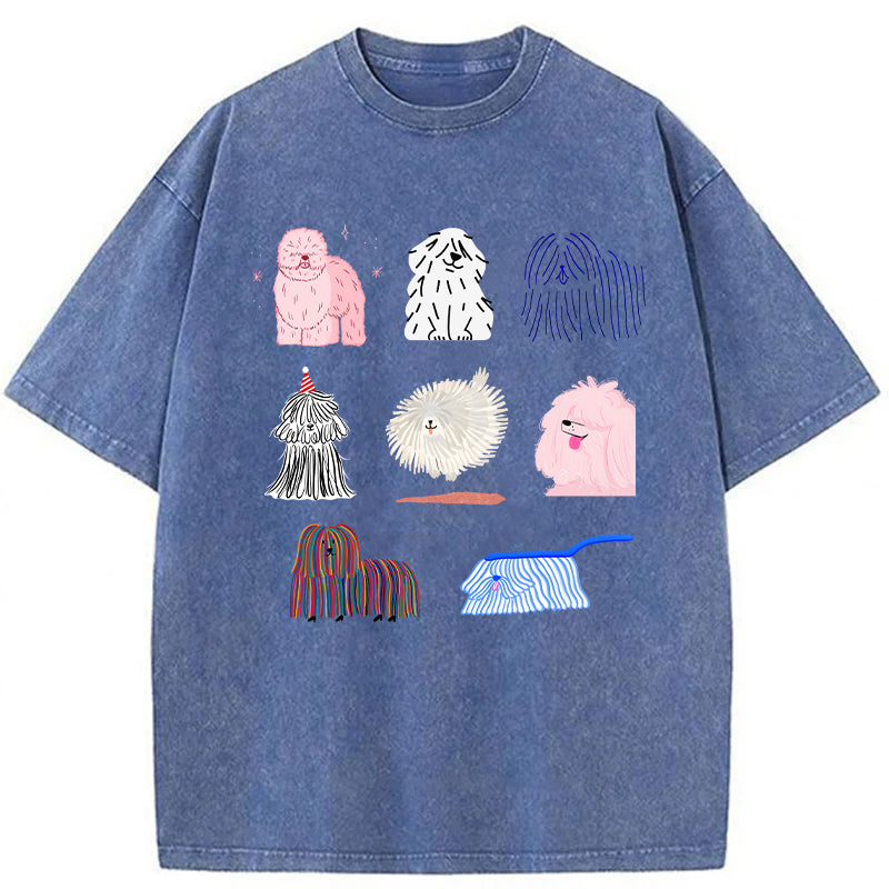 Poodles Washed Unisex Tee