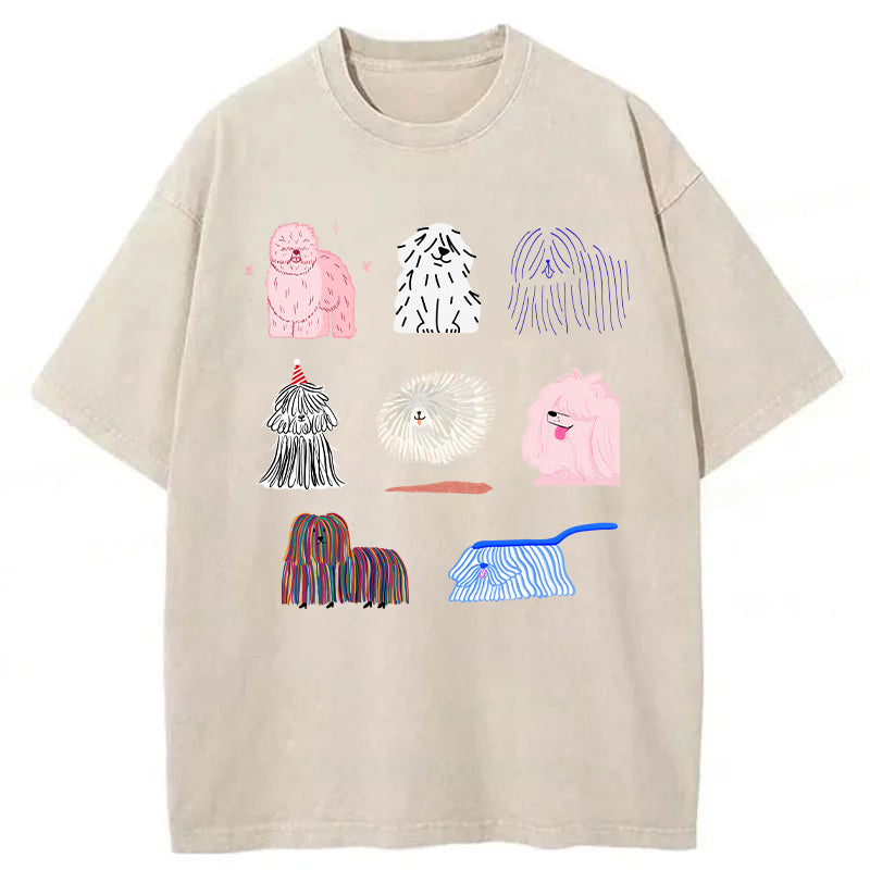Poodles Washed Unisex Tee