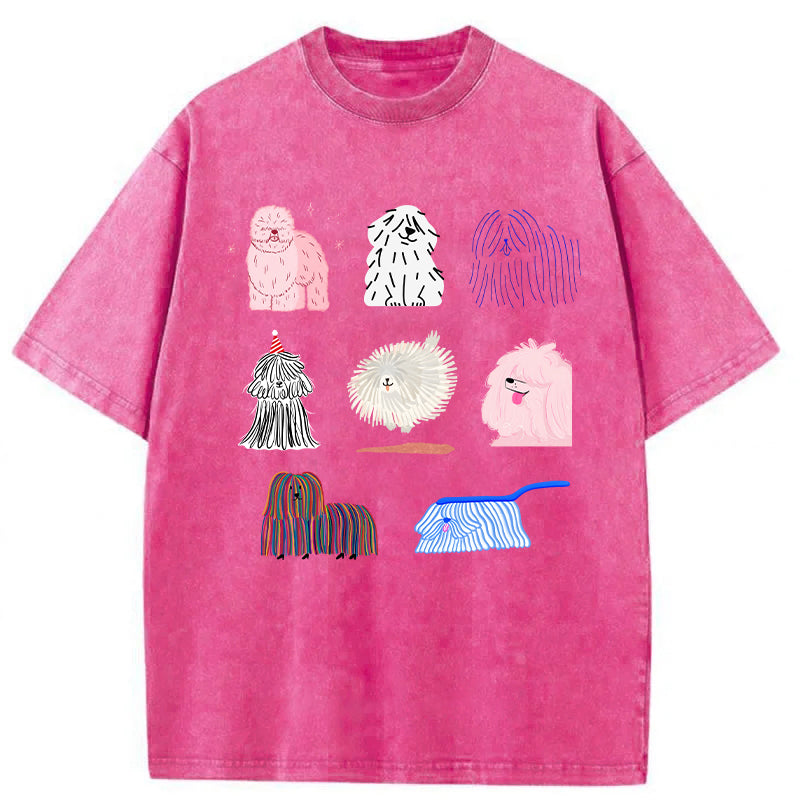 Poodles Washed Unisex Tee