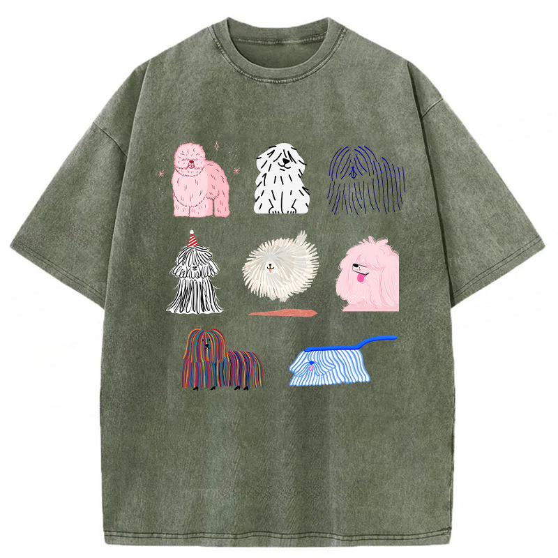 Poodles Washed Unisex Tee