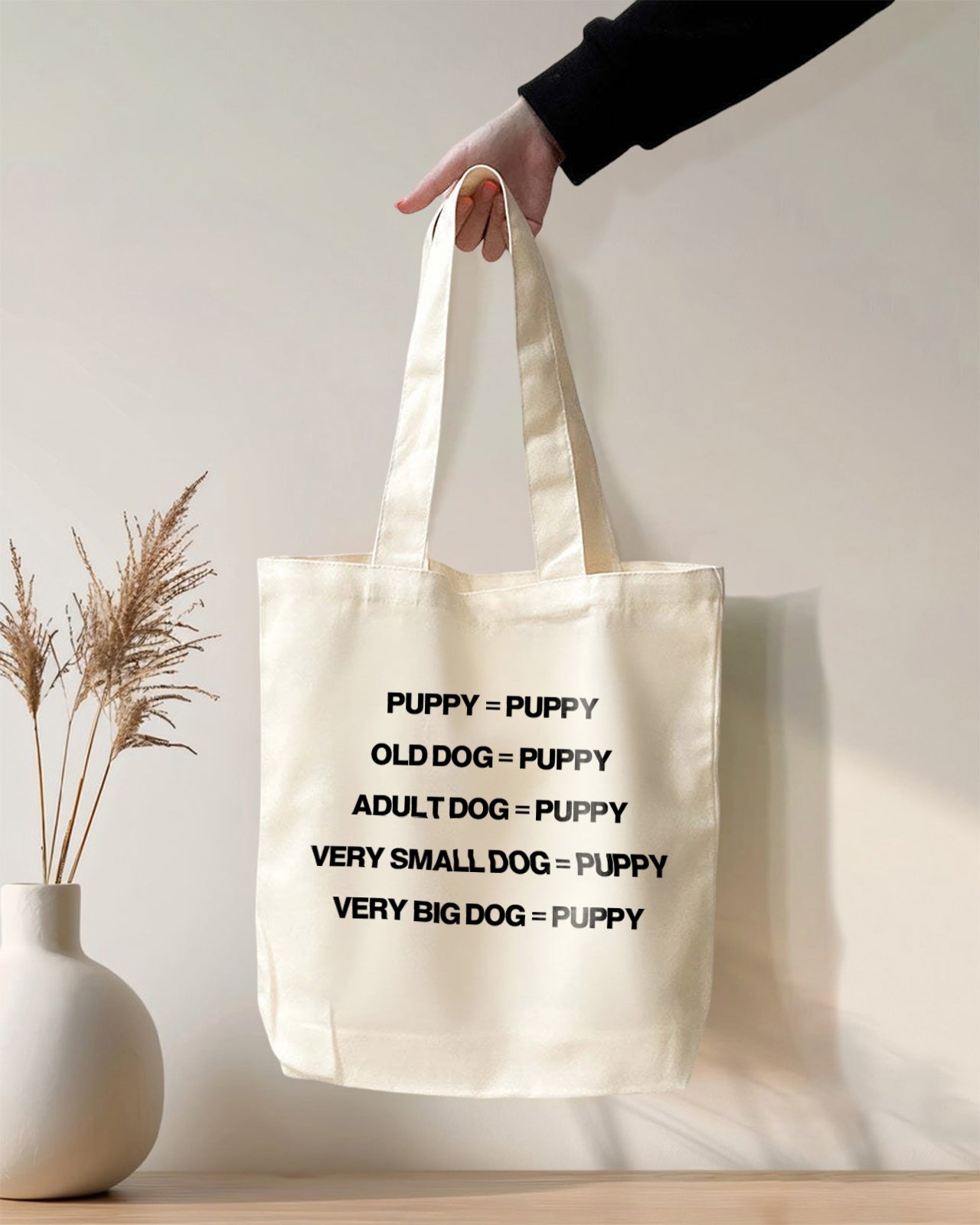 PUPPY=PUPPY Tote Bag