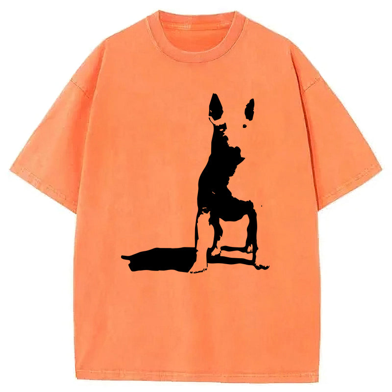Bull Terrier Sketch Washed Unisex Tee