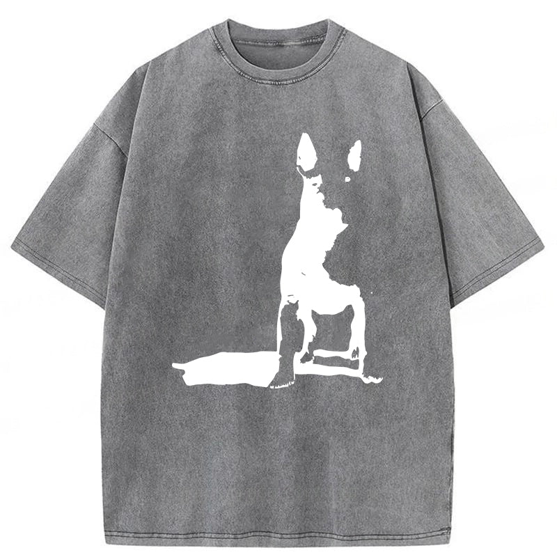 Bull Terrier Sketch Washed Unisex Tee