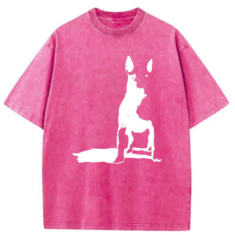 Bull Terrier Sketch Washed Unisex Tee