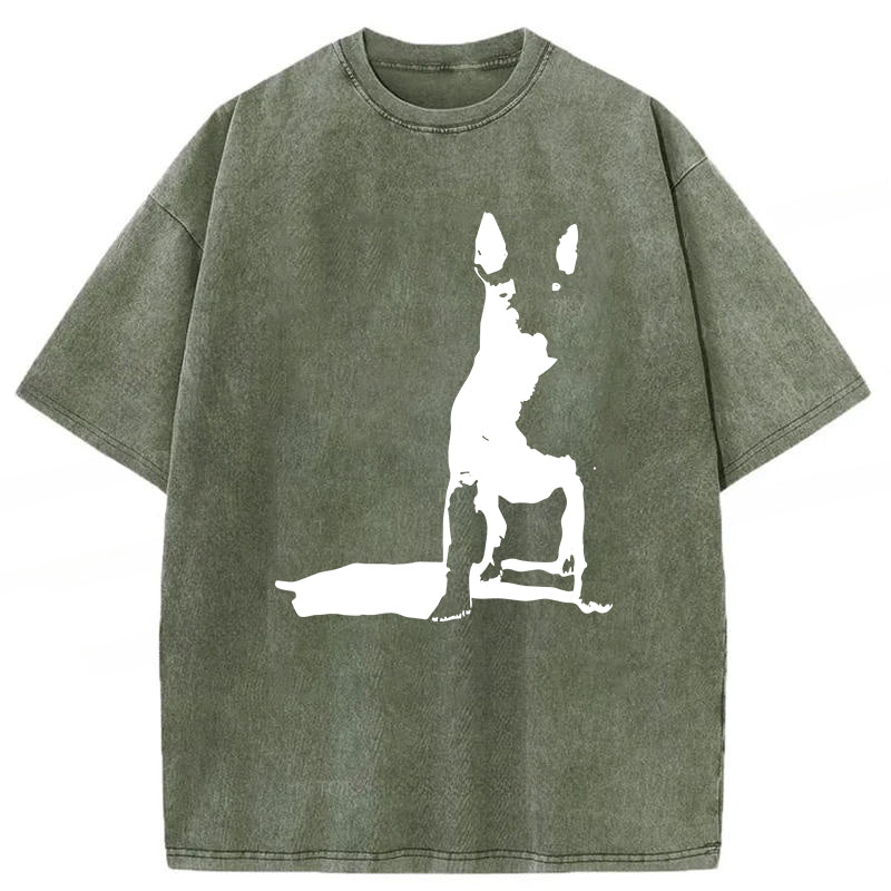 Bull Terrier Sketch Washed Unisex Tee