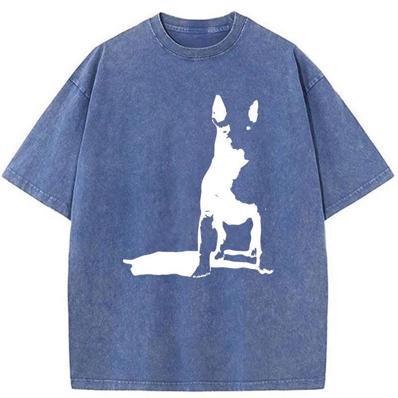 Bull Terrier Sketch Washed Unisex Tee