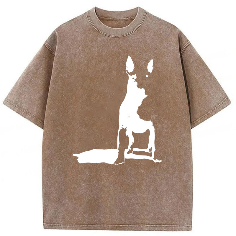 Bull Terrier Sketch Washed Unisex Tee
