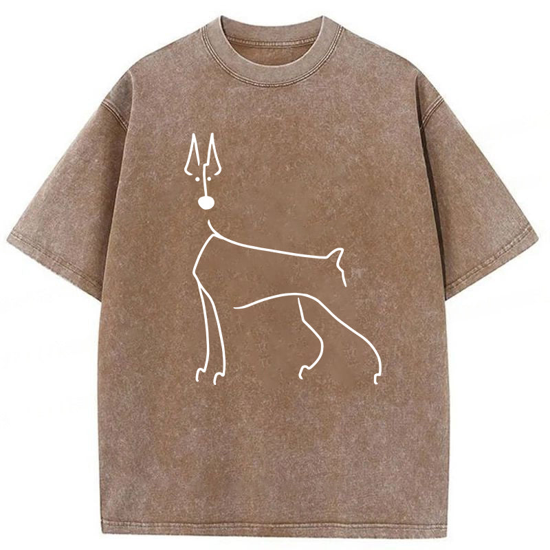 Podenco Sketch Washed Unisex Tee