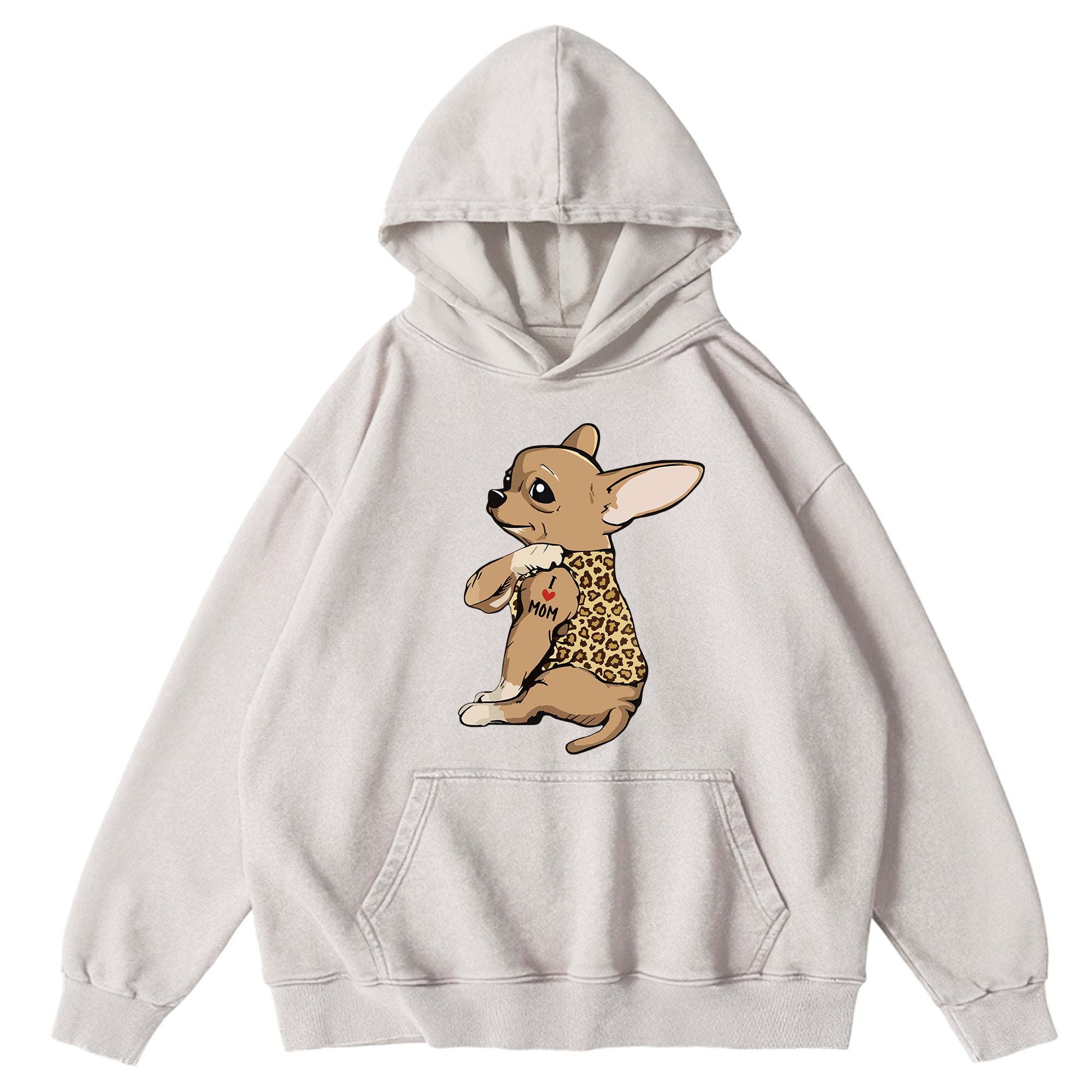 Cute Chihuahua Washed Unisex Hoodie