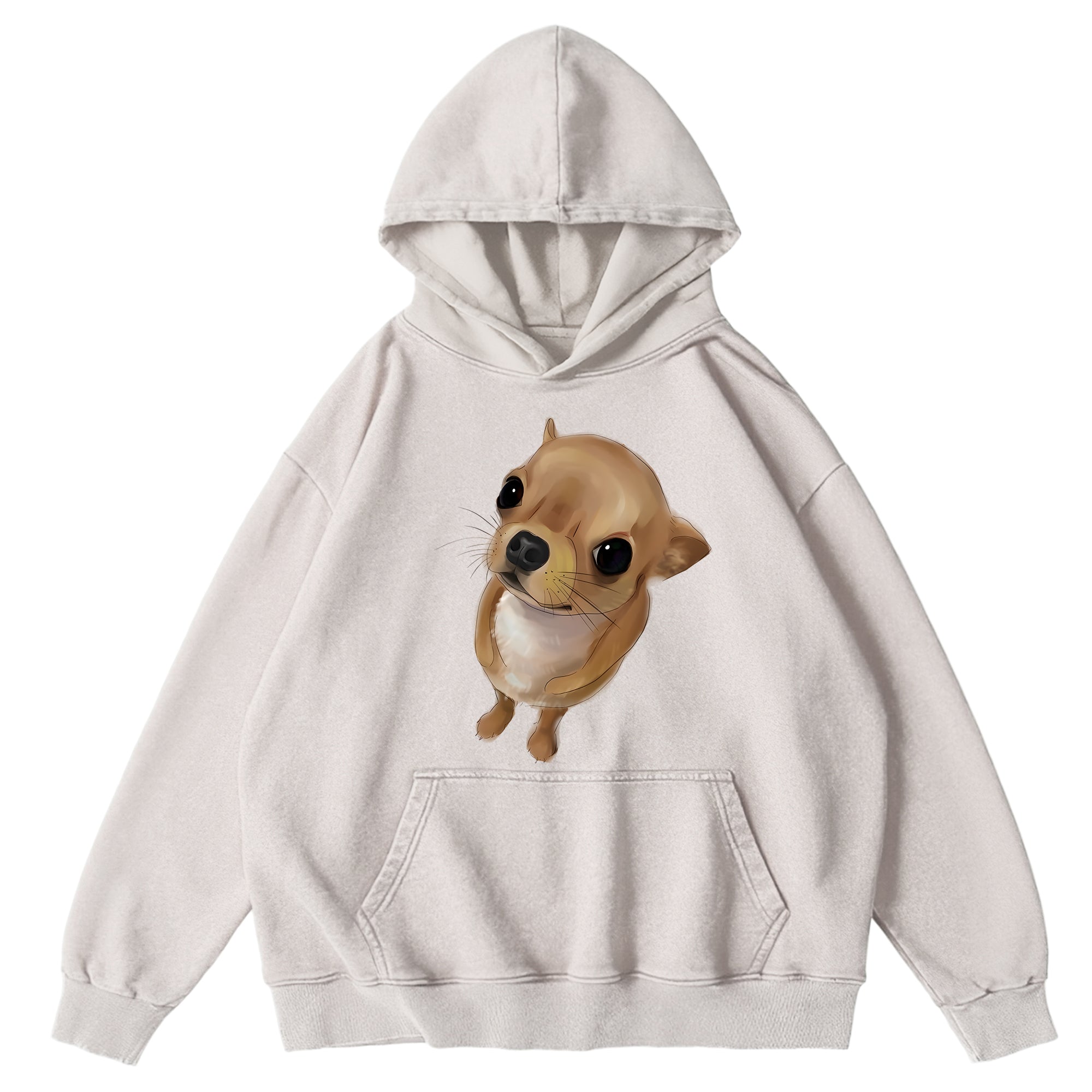 Cute Chihuahua Washed Unisex Hoodie