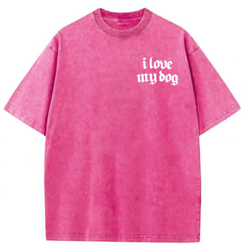 Most Of My Smiles Are Because Of My Dog Washed Unisex Tee