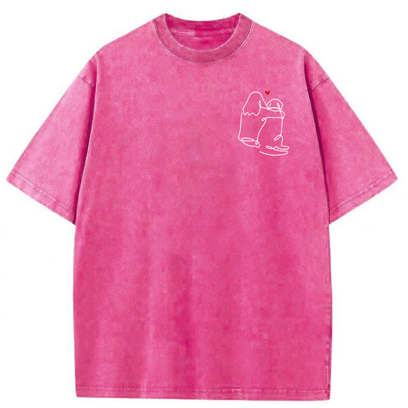 The Love Of My Dog Washed Unisex Tee
