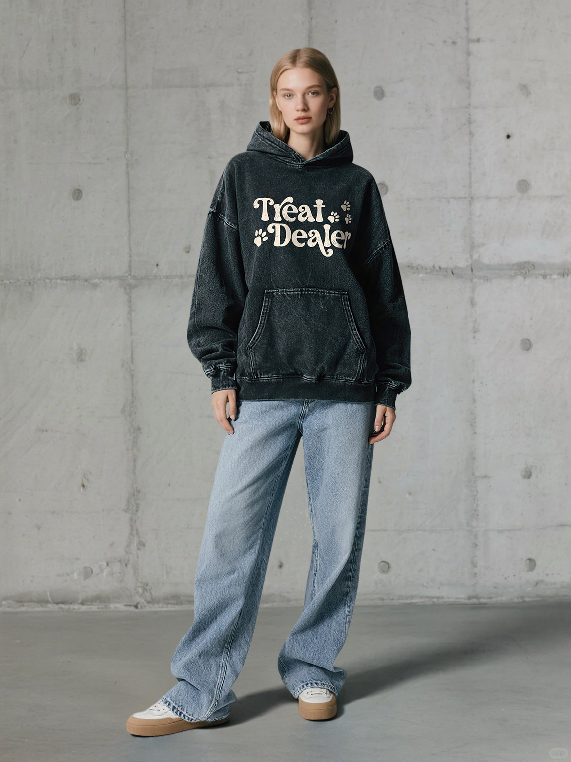 Treat Dealer Washed Unisex Hoodie