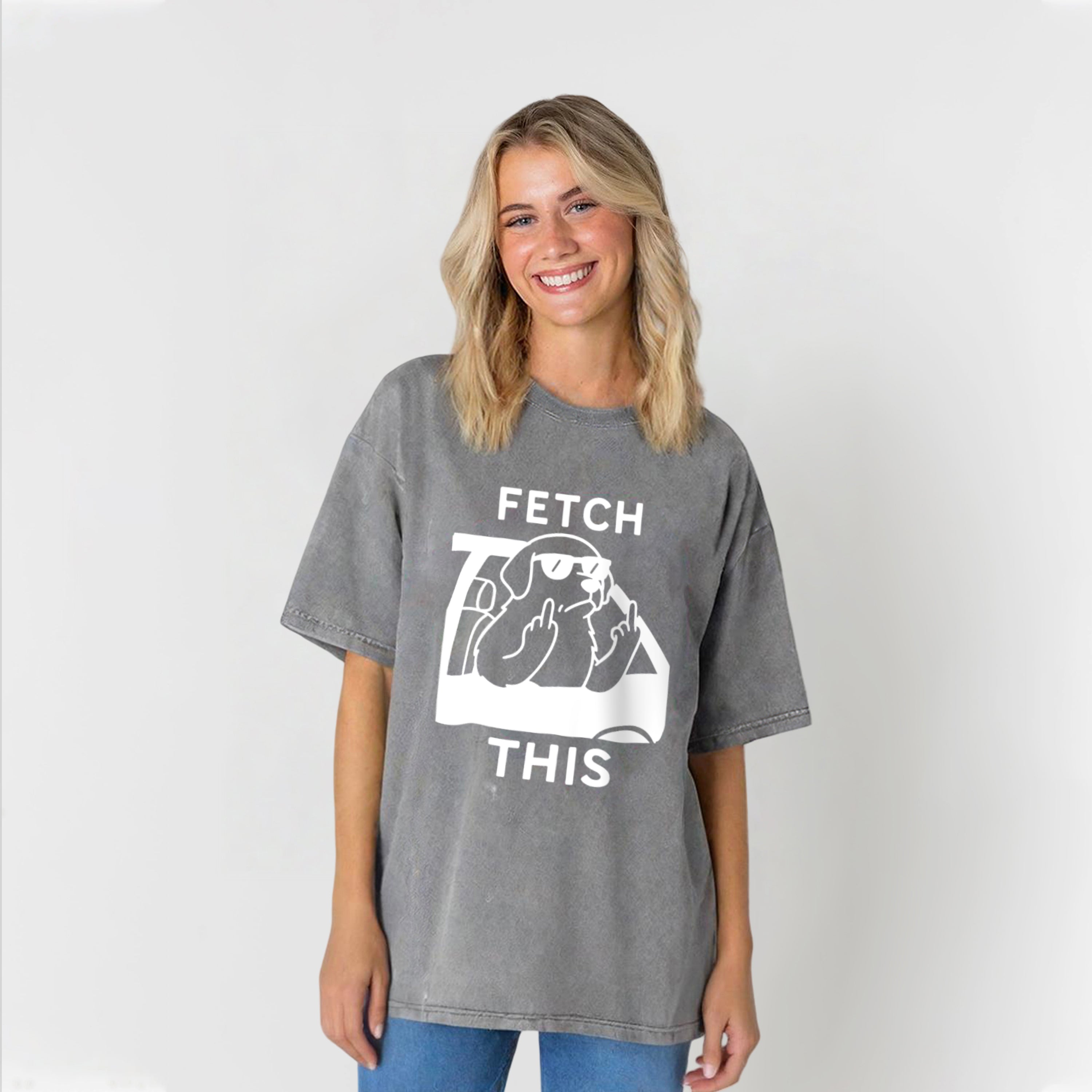 Fetch This Washed Unisex Tee