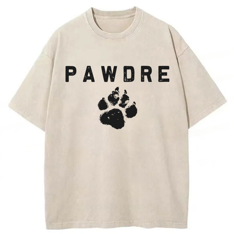 PAWDRE Washed Unisex Tee