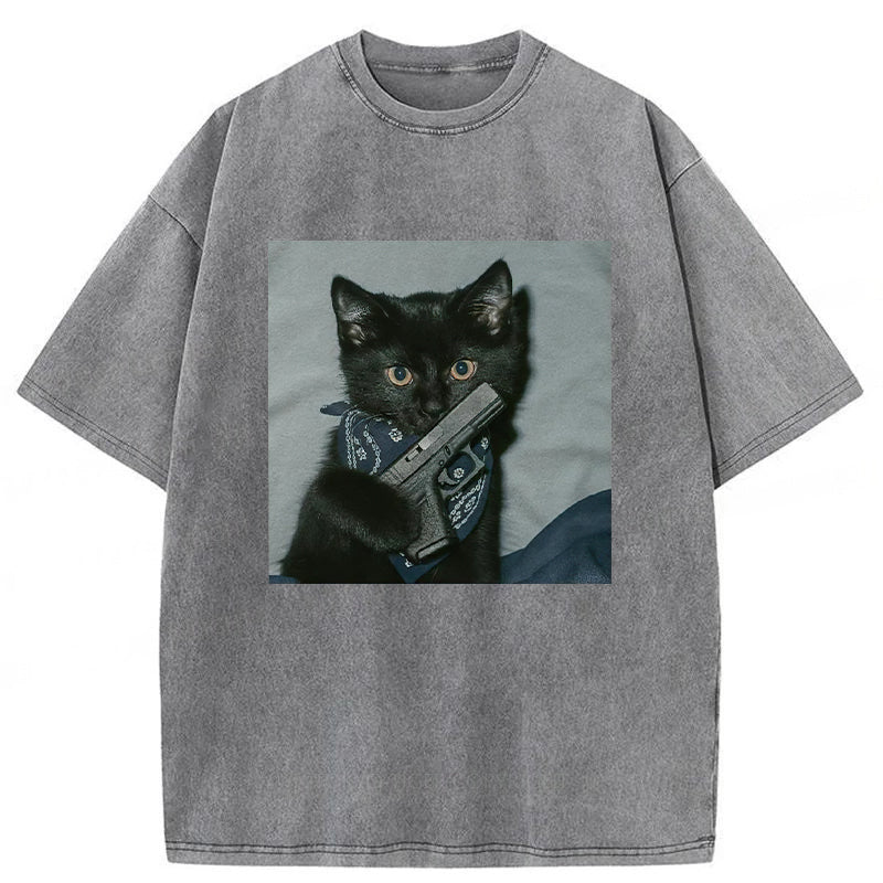 Funny Graphic Washed Unisex Tee