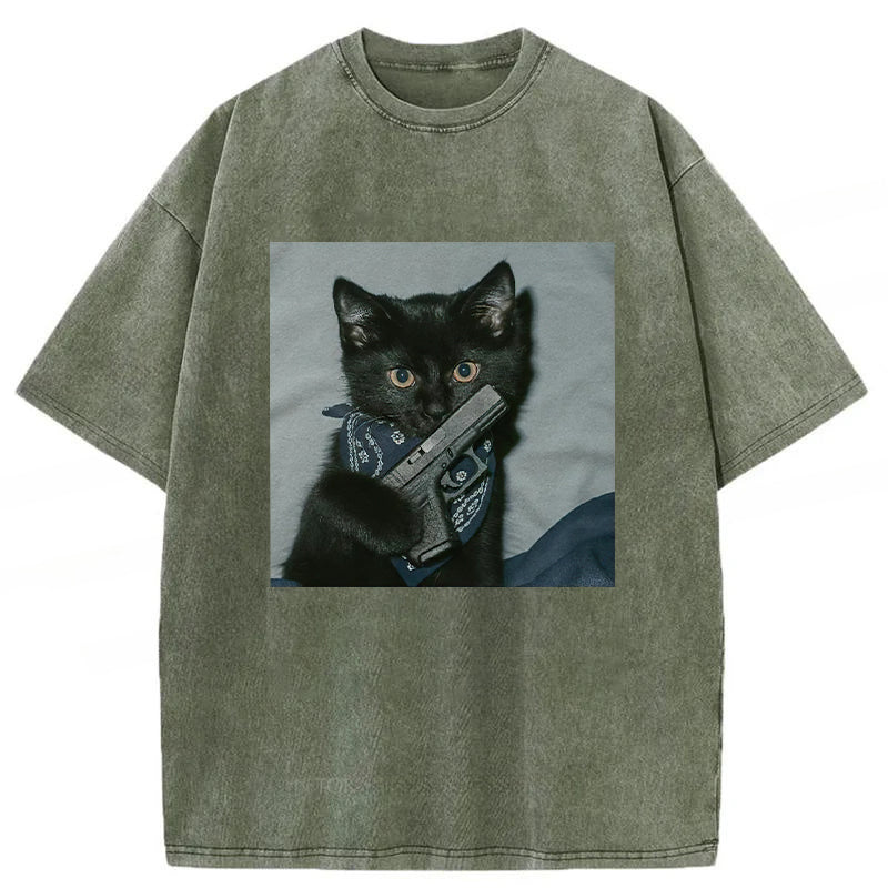 Funny Graphic Washed Unisex Tee