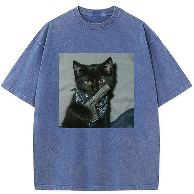 Funny Graphic Washed Unisex Tee