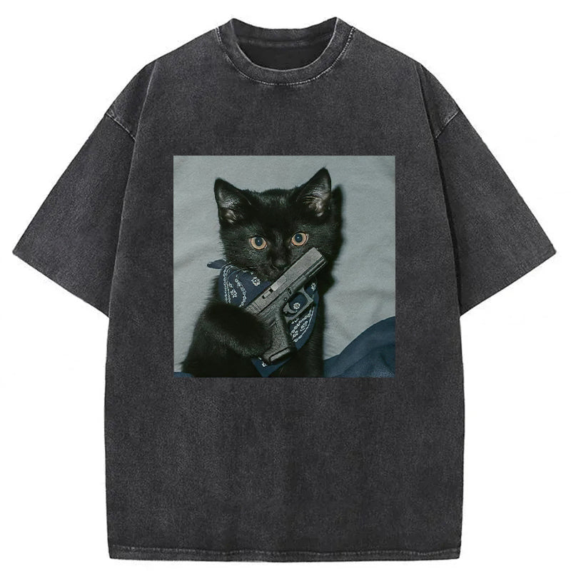 Funny Graphic Washed Unisex Tee